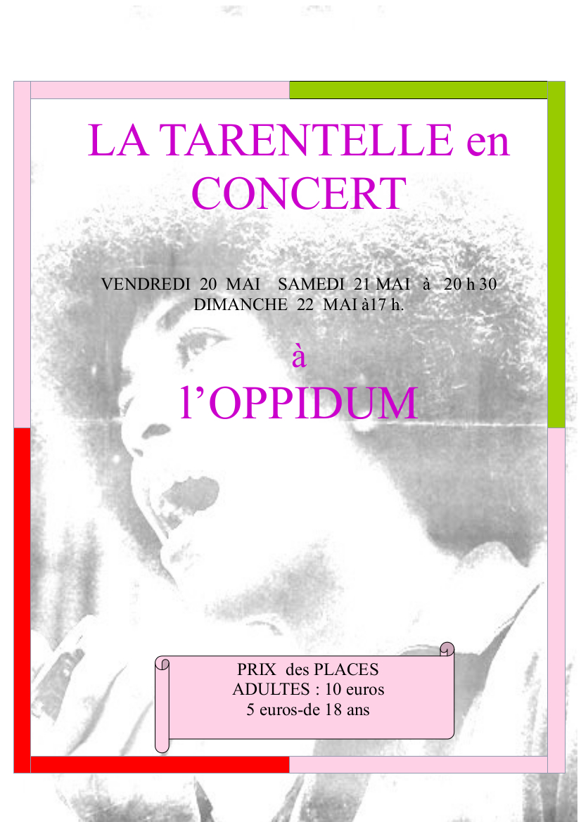 affiche du concert 2011