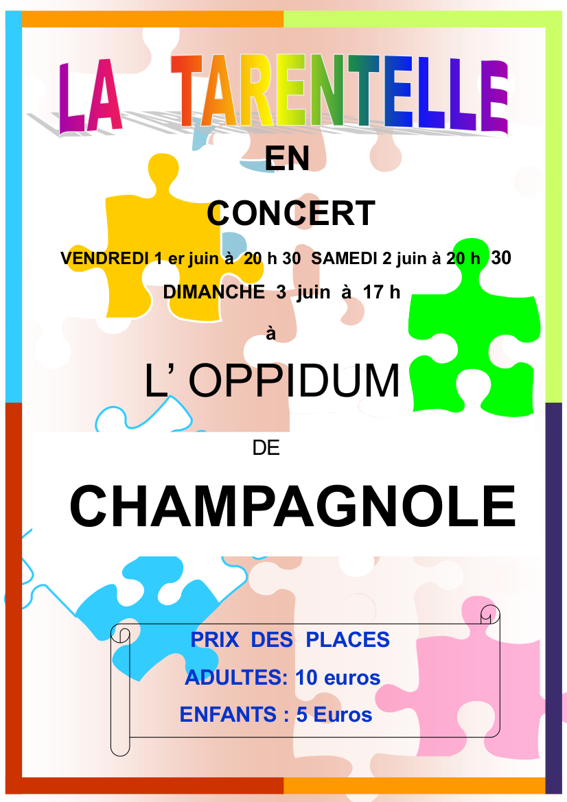 affiche du concert 2012