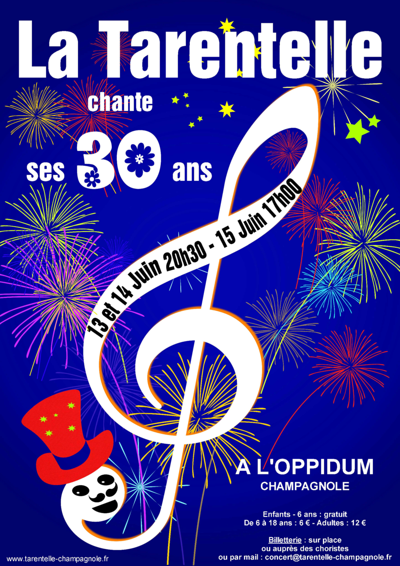 affiche du concert 2014