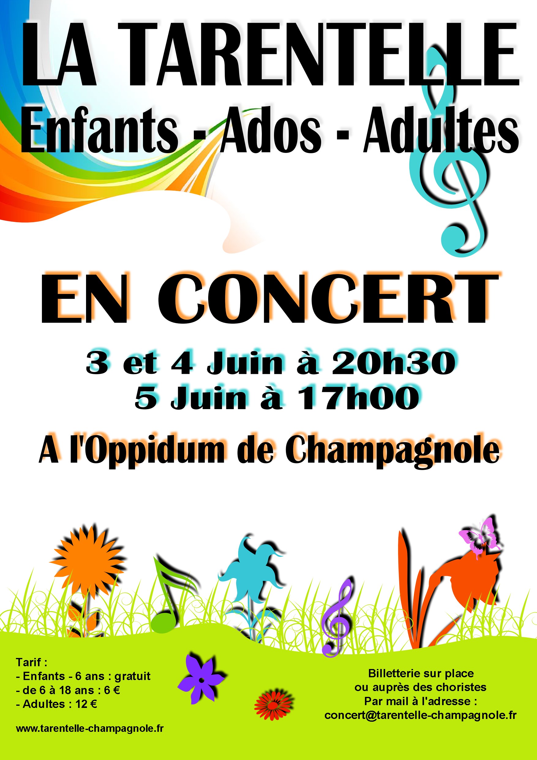 affiche du concert 2016