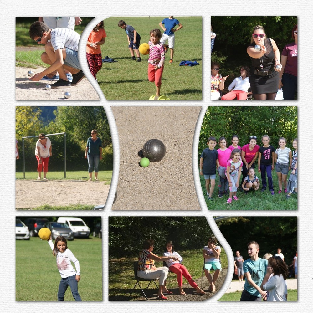 montage photo journée au centre aéré